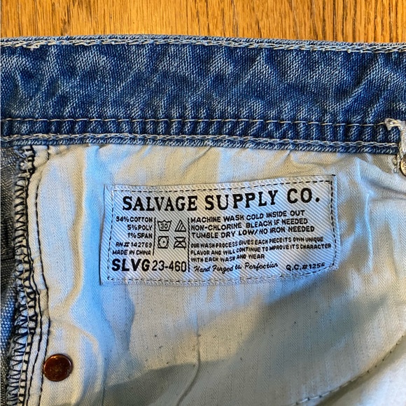 Salvage - Worn Bootcut Jeans - Picture 3 of 3